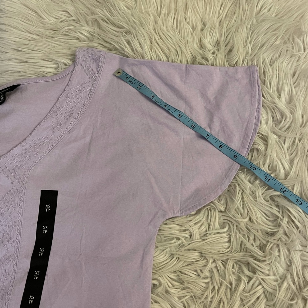 NWT | Banana Republic | Lavender Tee shirt - Picture 8 of 12